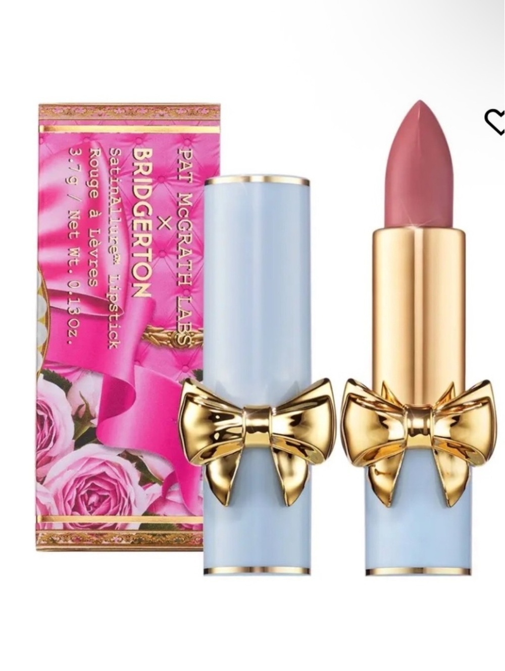 Pat McGrath Labs x Bridgerton SatinAllure Lipstick in 492 Infatuation NEW